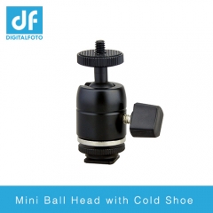 Mini ball head with cold shoe