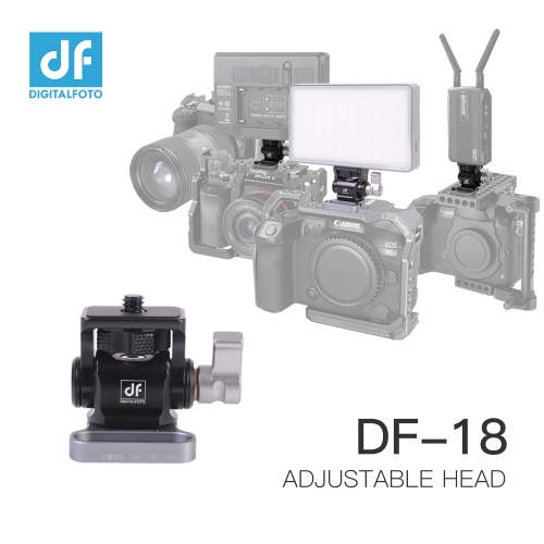 DF-18 Adjustable head for Monitor/LED Light/Transmitter on Camera Cage