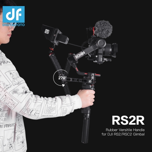 Rubber Versitile Handle for DJI RS2/RSC2 Gimbal
