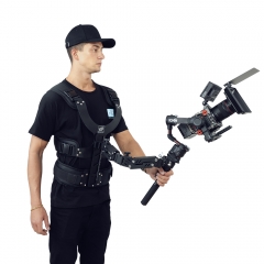 Compact Tiltable Universal Single Handle Gimbal Supporting Vest System