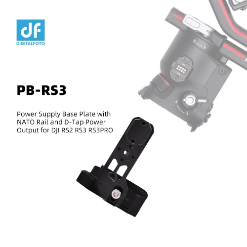 Power Supply Base Plate with D-Tap Power Output for DJI RS2 RS3 RS3PRO